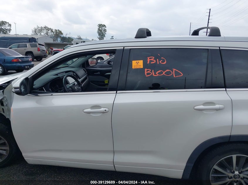 2018 TOYOTA HIGHLANDER SE/XLE - 5TDKZRFH6JS549734