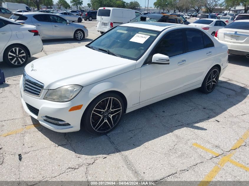 WDDGF4HB1DR262854 | 2013 MERCEDES-BENZ C 250