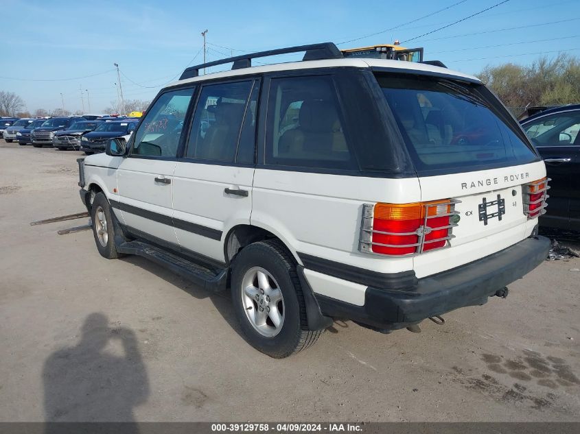 2000 Land Rover Range Rover 4.0/4.0 Se/County VIN: SALPF1540YA430169 Lot: 39129758