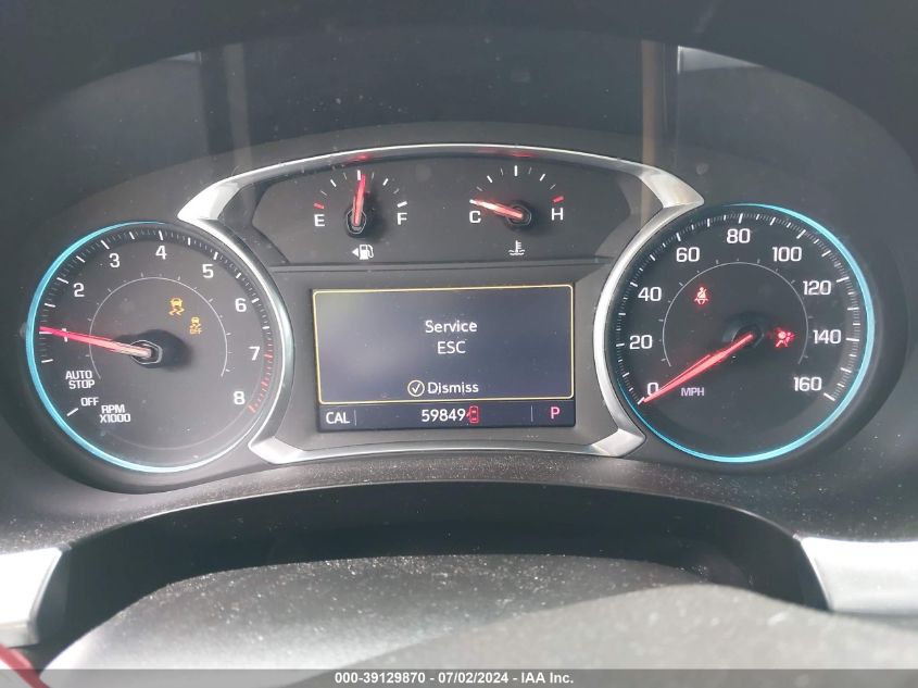 2020 Chevrolet Traverse Fwd Lt Leather VIN: 1GNERHKW3LJ227510 Lot: 39129870