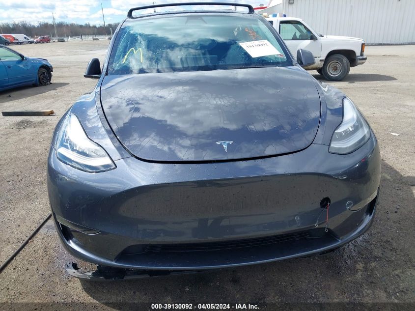 2021 Tesla Model Y Long Range Dual Motor All-Wheel Drive VIN: 5YJYGDEE1MF295045 Lot: 39130092