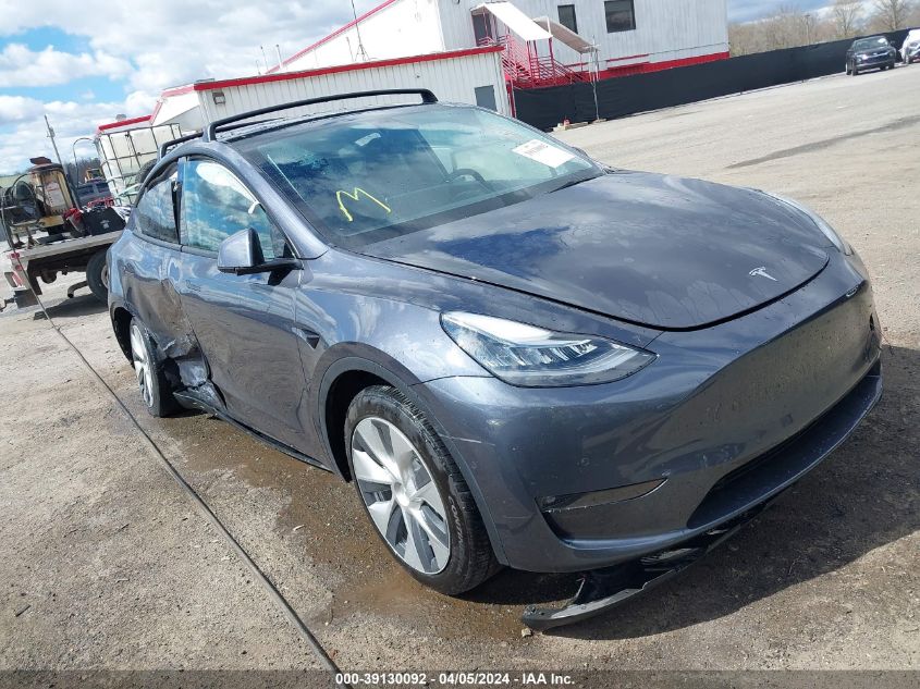 2021 Tesla Model Y Long Range Dual Motor All-Wheel Drive VIN: 5YJYGDEE1MF295045 Lot: 39130092