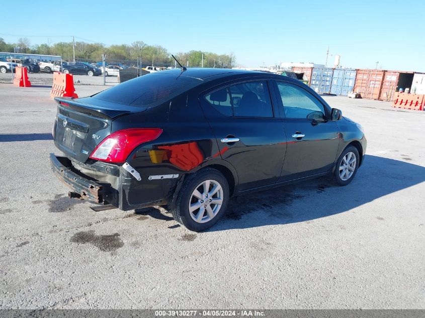 2014 Nissan Versa 1.6 Sv VIN: 3N1CN7AP0EL834091 Lot: 39130277