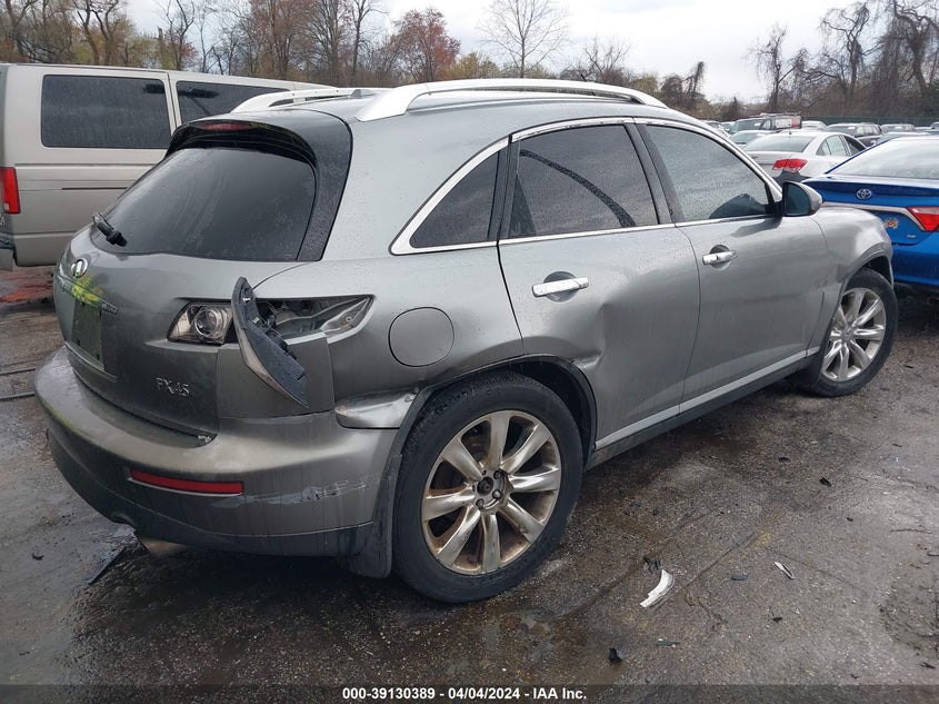2006 Infiniti Fx45 VIN: JNRBS08W06X400491 Lot: 39130389
