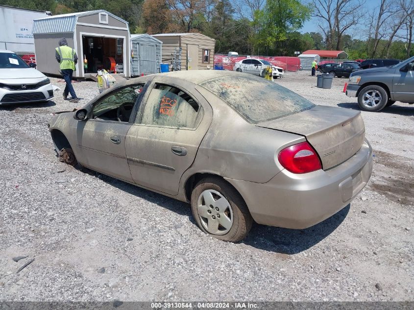 1B3ES26C03D149925 | 2003 DODGE NEON