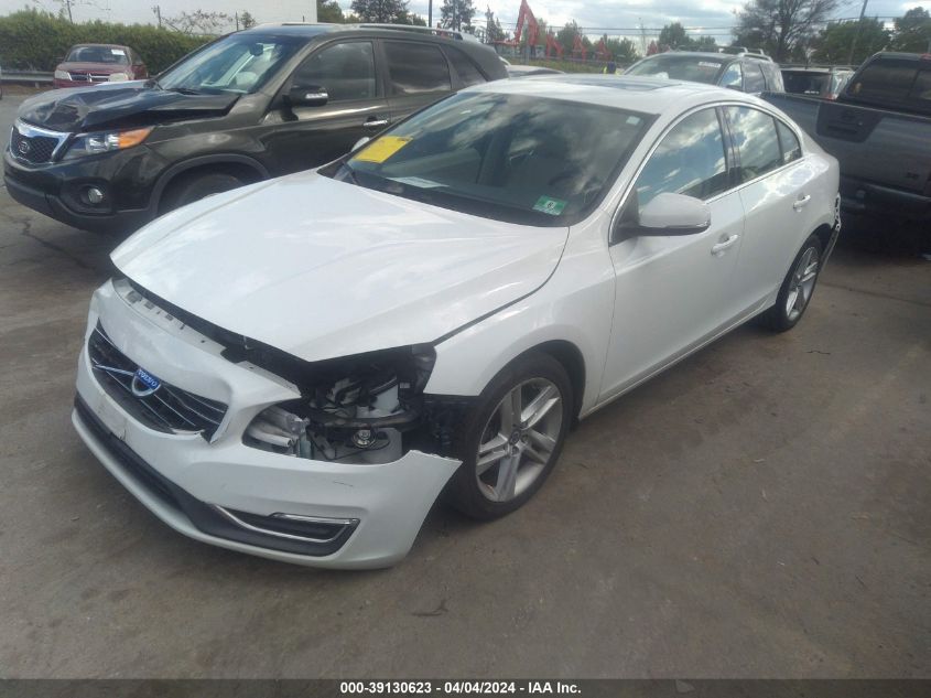 2015 Volvo S60 T5 Premier VIN: YV126MFB6F2300883 Lot: 39130623