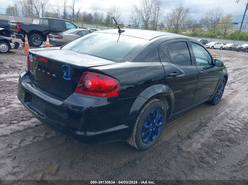 1C3CDZAB8DN628651 | 2013 DODGE AVENGER