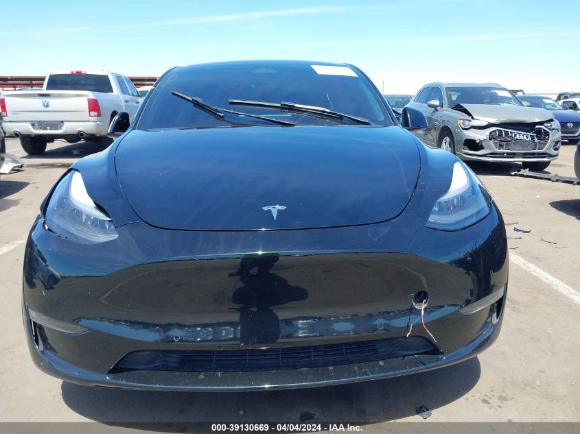 2022 Tesla Model Y Performance Dual Motor All-Wheel Drive VIN: 7SAYGDEF9NF405210 Lot: 39130669