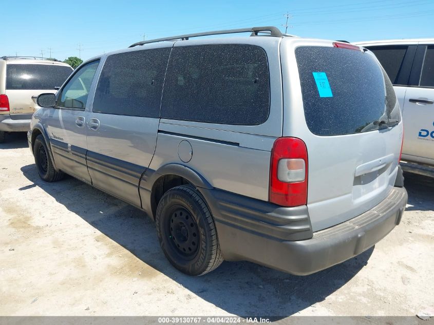 2001 Pontiac Montana M16 W/1Sc Pkg. VIN: 1GMDX03E41D238718 Lot: 39130767