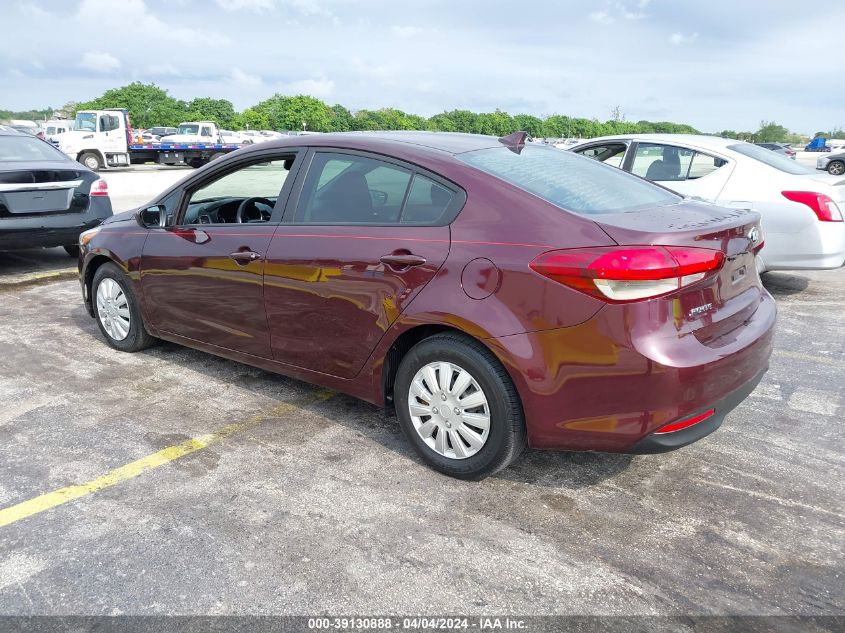 3KPFK4A74JE176792 | 2018 KIA FORTE