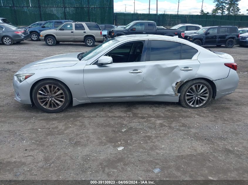 2018 Infiniti Q50 2.0T Luxe VIN: JN1CV7AP4JM240510 Lot: 39130923