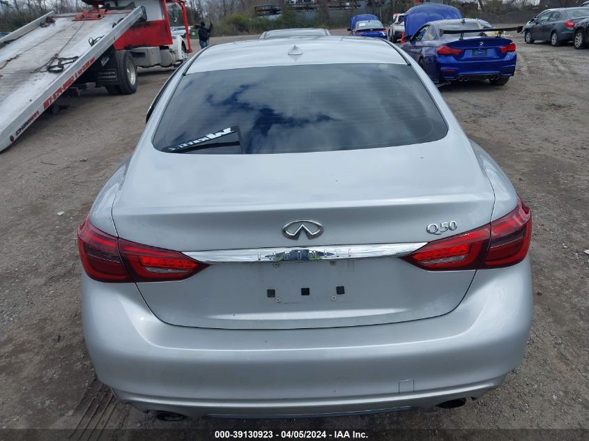 2018 Infiniti Q50 2.0T Luxe VIN: JN1CV7AP4JM240510 Lot: 39130923