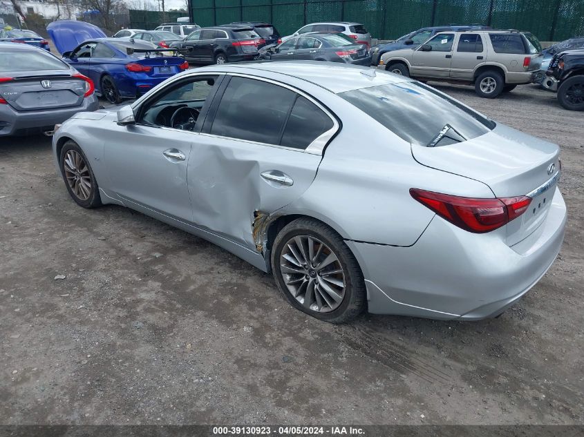 2018 Infiniti Q50 2.0T Luxe VIN: JN1CV7AP4JM240510 Lot: 39130923