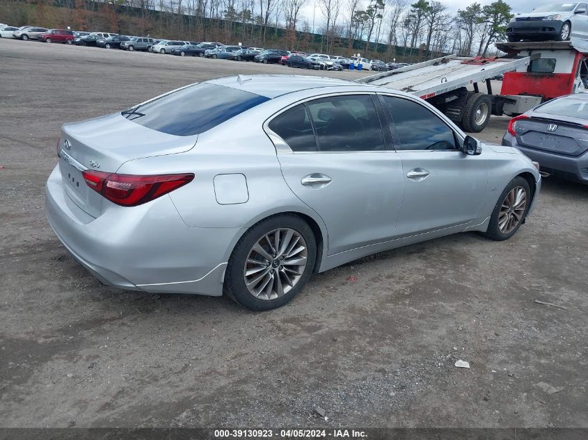 2018 Infiniti Q50 2.0T Luxe VIN: JN1CV7AP4JM240510 Lot: 39130923