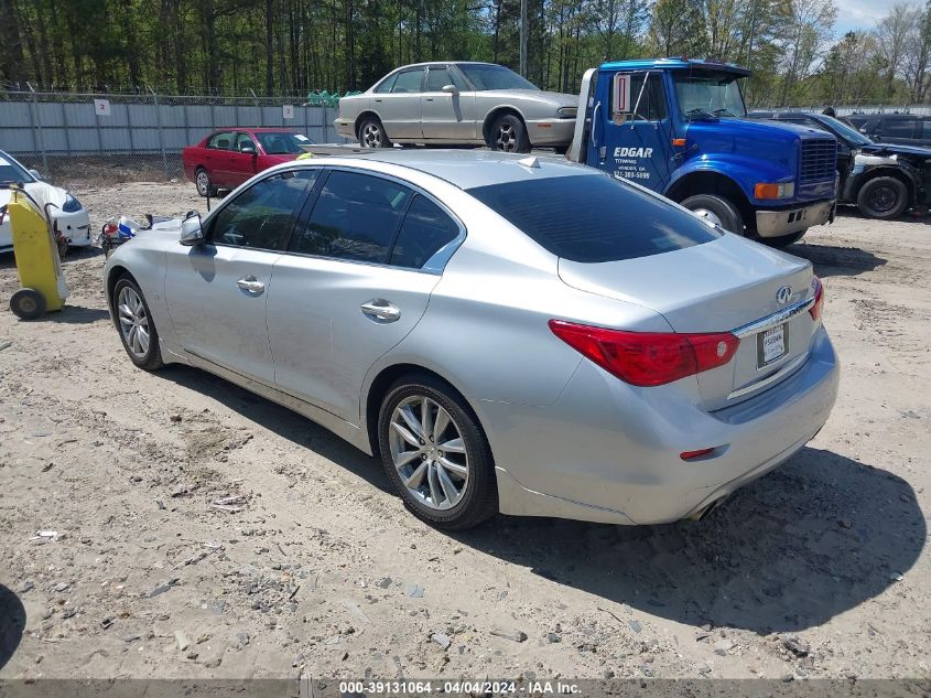 JN1BV7AP3EM684818 | 2014 INFINITI Q50