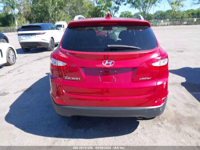 2014 Hyundai Tucson Limited VIN: KM8JU3AG7EU922282 Lot: 39131256