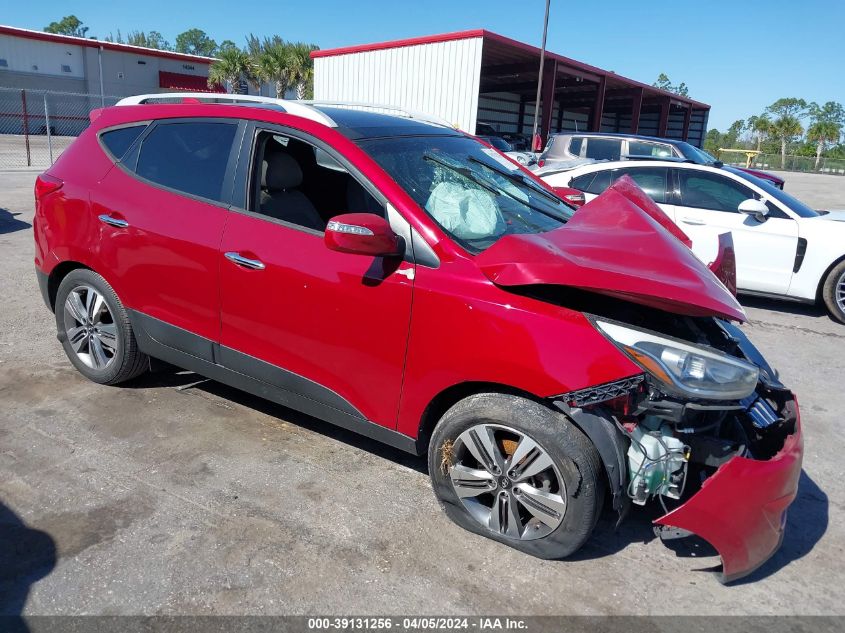 2014 Hyundai Tucson Limited VIN: KM8JU3AG7EU922282 Lot: 39131256