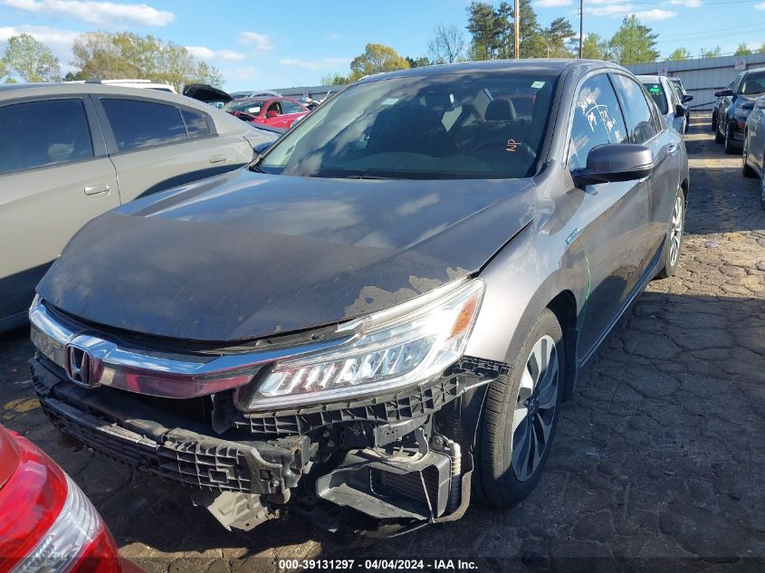 2017 Honda Accord Hybrid Touring VIN: JHMCR6F76HC028453 Lot: 39131297