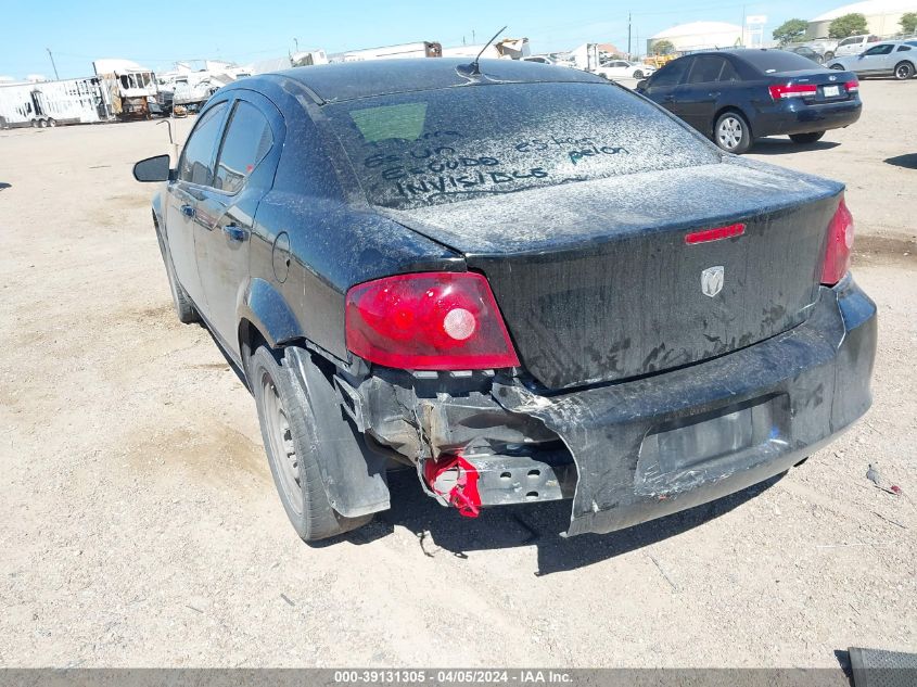 1C3CDZAB2DN548083 2013 Dodge Avenger Se