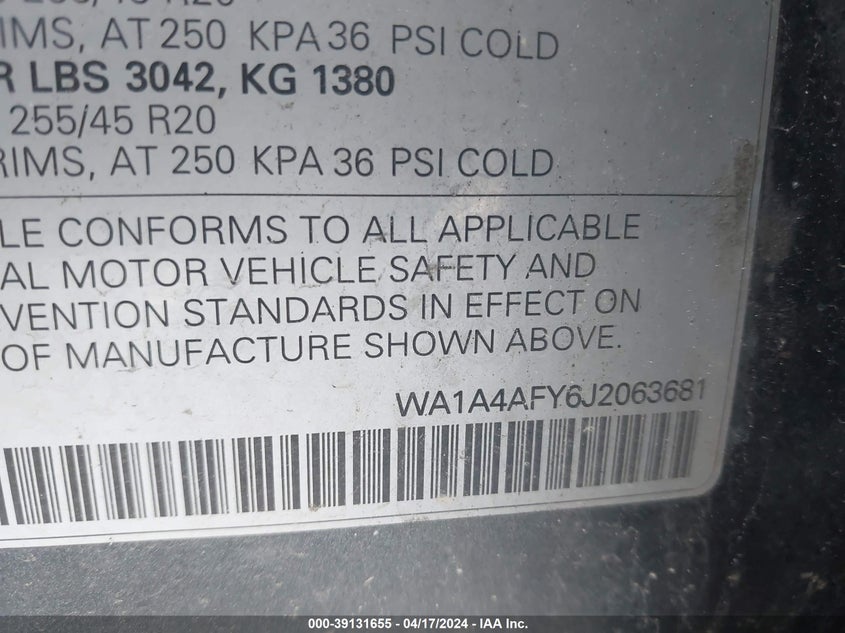 2018 AUDI SQ5 3.0T PREMIUM PLUS - WA1A4AFY6J2063681