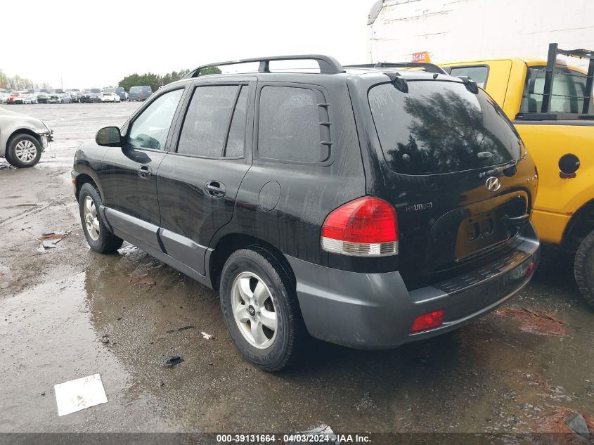 KM8SC13D26U037293 | 2006 HYUNDAI SANTA FE