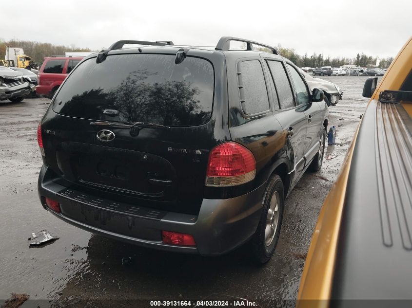 KM8SC13D26U037293 | 2006 HYUNDAI SANTA FE