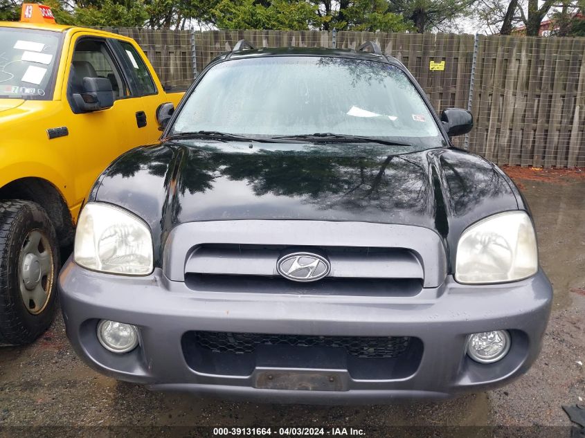 KM8SC13D26U037293 | 2006 HYUNDAI SANTA FE