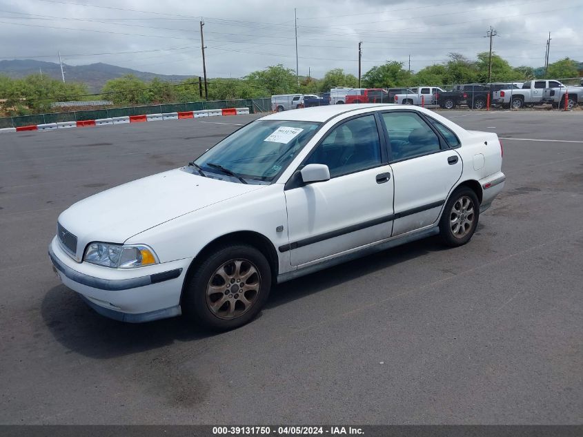 2000 Volvo S40 A/As VIN: YV1VS2557YF542523 Lot: 39131750