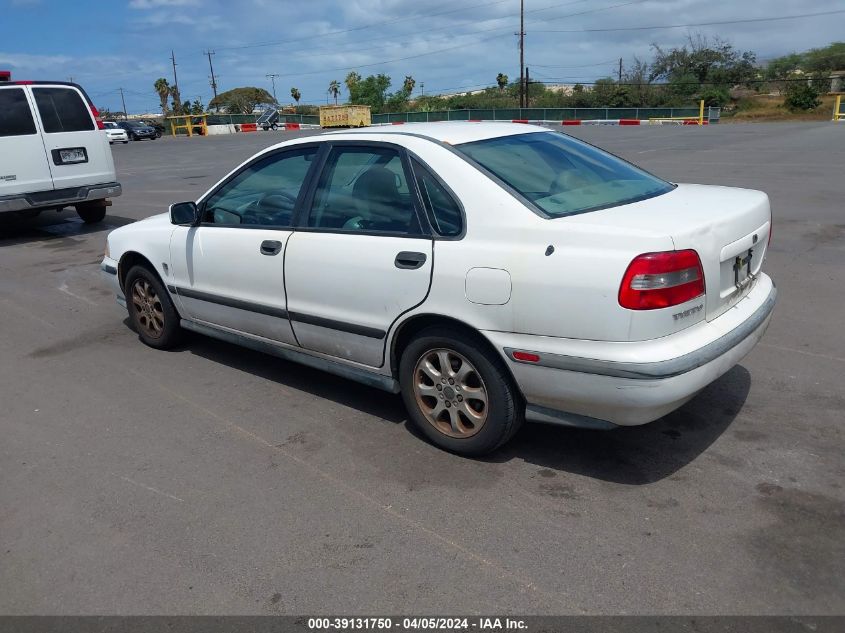 2000 Volvo S40 A/As VIN: YV1VS2557YF542523 Lot: 39131750