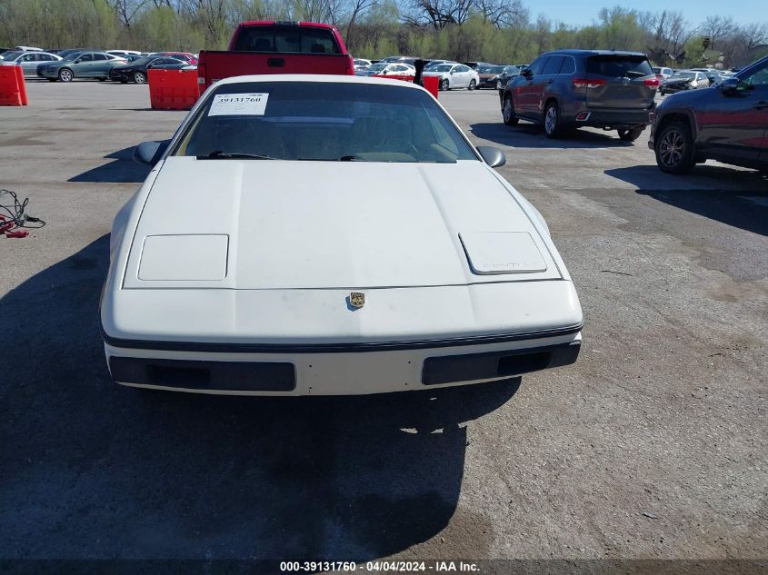 1985 Pontiac Fiero Sport VIN: 1G2PM37R9FP235123 Lot: 39131760