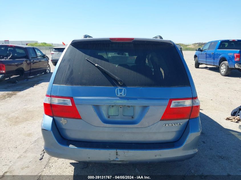 2005 Honda Odyssey Ex VIN: 5FNRL38415B089772 Lot: 39131767