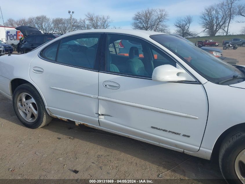 1997 Pontiac Grand Prix Se VIN: 1G2WJ52K0VF333181 Lot: 41161521