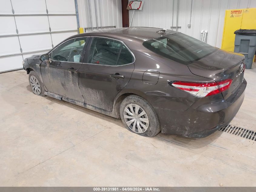 4T1B31HK7KU515645 2019 Toyota Camry Hybrid Le