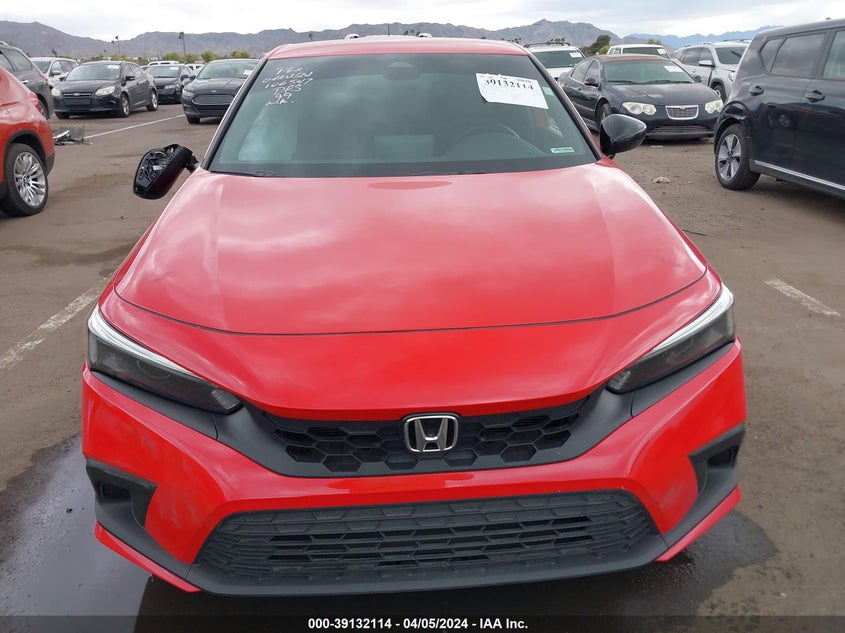 VIN 19XFL2H8XNE013196 2022 HONDA CIVIC SPORT