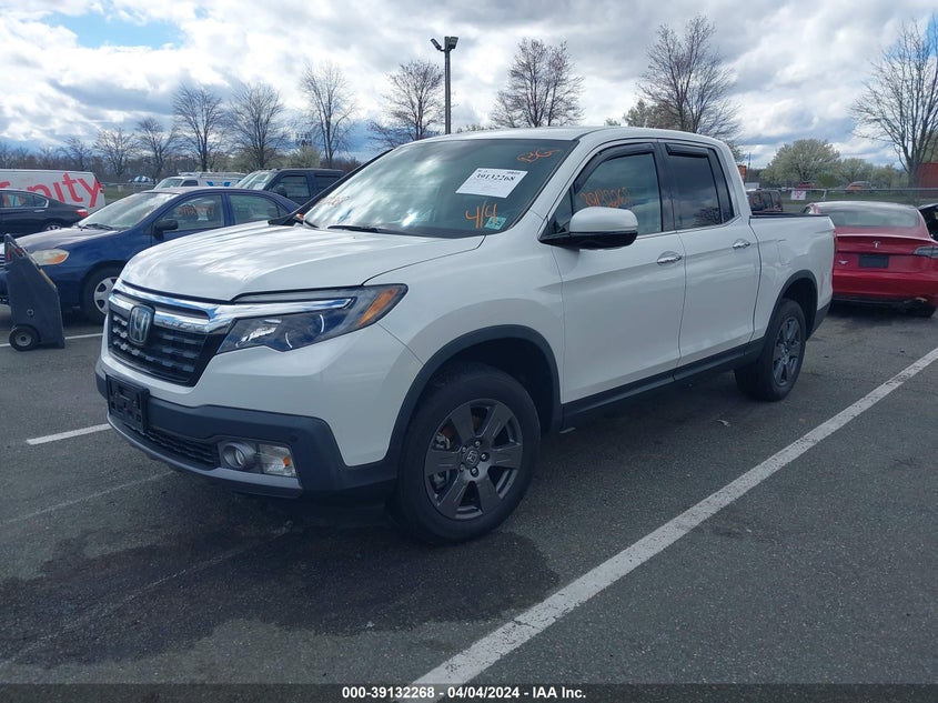 2020 HONDA RIDGELINE RTL-E - 5FPYK3F71LB013498