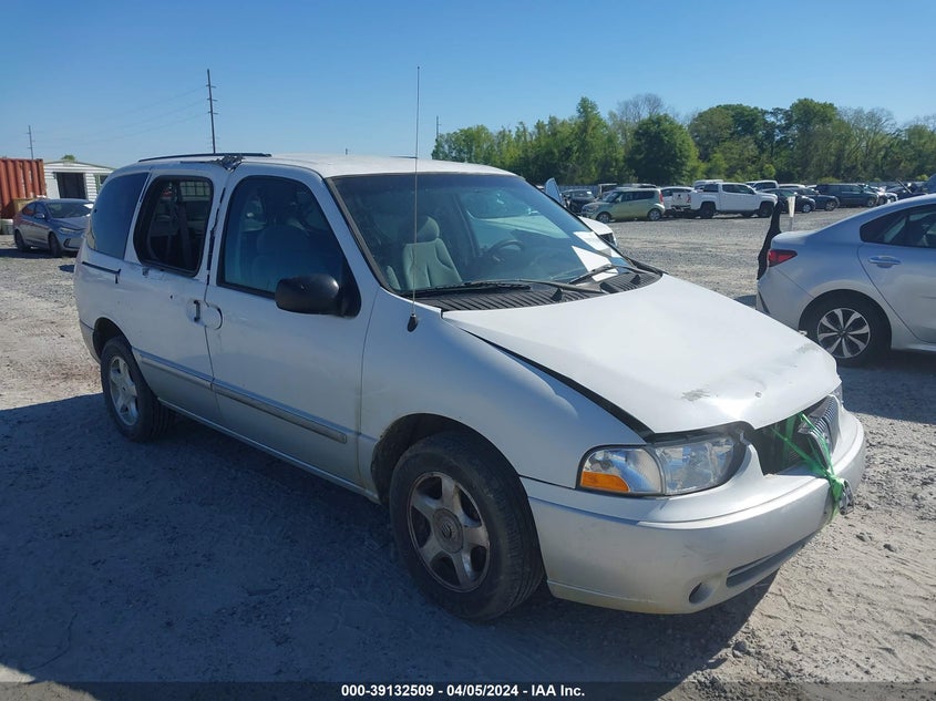 2002 Mercury Villager VIN: 4M2ZV11T22DJ15504 Lot: 39132509