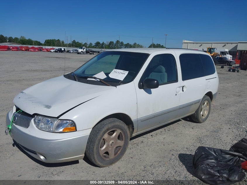 2002 Mercury Villager VIN: 4M2ZV11T22DJ15504 Lot: 39132509