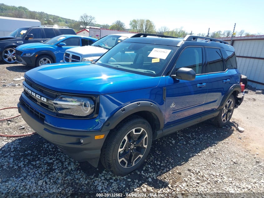 2024 Ford Bronco Sport Outer Banks VIN: 3FMCR9C62RRE11500 Lot: 39132562