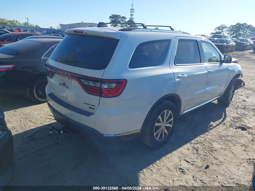2015 DODGE DURANGO LIMITED - 1C4RDJDG0FC781943