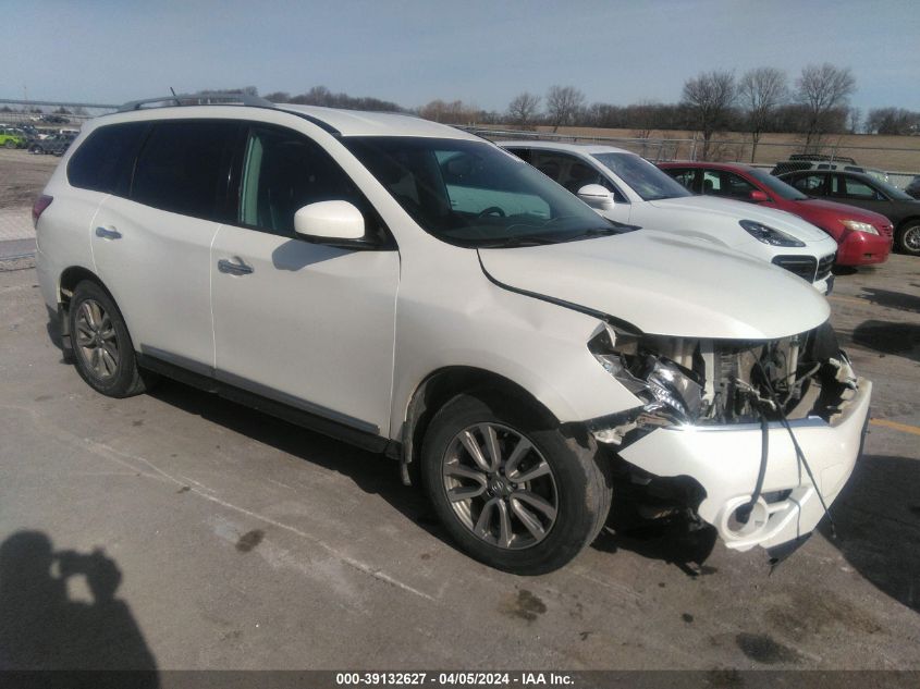 2016 Nissan Pathfinder Sl VIN: 5N1AR2MM5GC645041 Lot: 39132627