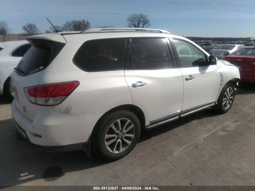 2016 Nissan Pathfinder Sl VIN: 5N1AR2MM5GC645041 Lot: 39132627