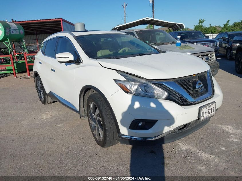 2017 Nissan Murano S/Sl/Sv/Platinum VIN: 5N1AZ2MG6HN112888 Lot: 40656387