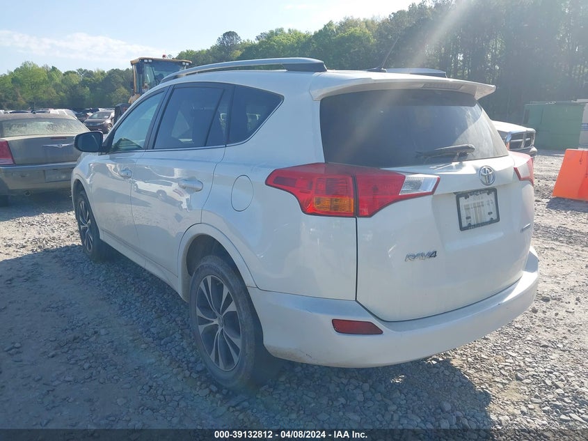 2015 TOYOTA RAV4 LIMITED - 2T3YFREV7FW136494