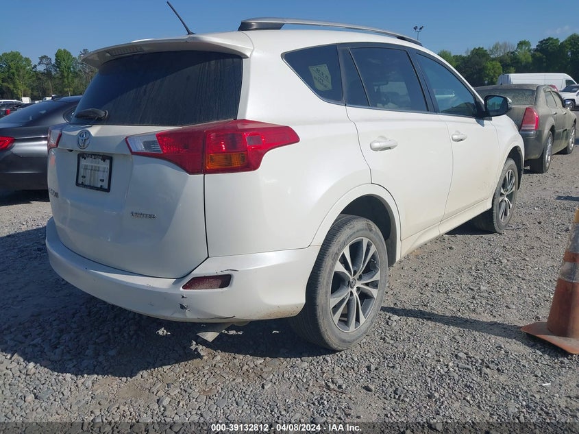2015 TOYOTA RAV4 LIMITED - 2T3YFREV7FW136494