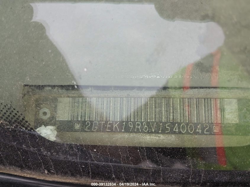 1997 GMC Sierra 1500 Sl Wideside VIN: 2GTEK19R3V1540042 Lot: 39132834