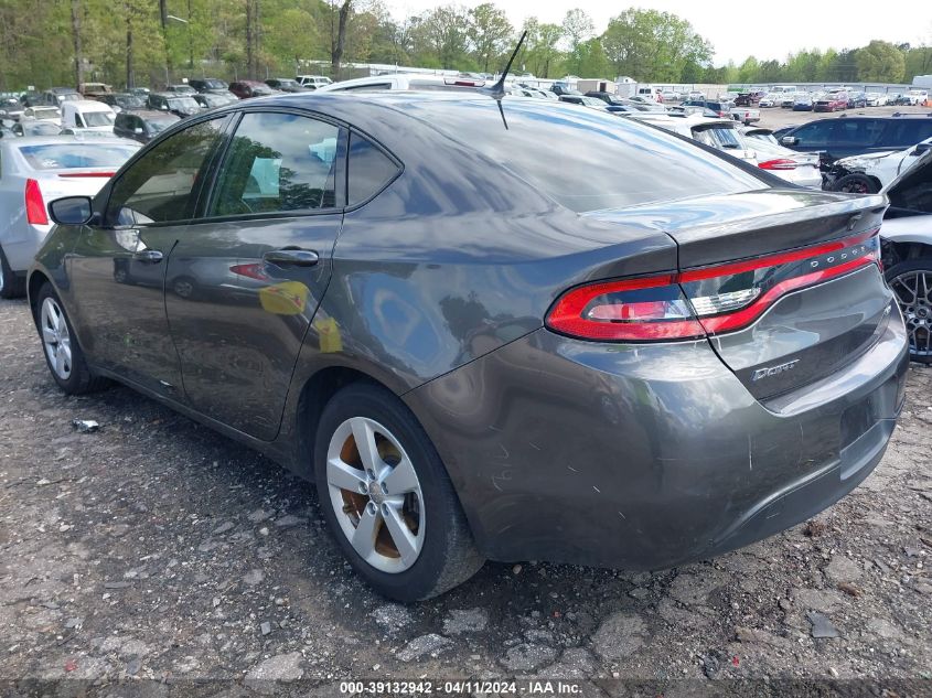 2015 Dodge Dart Sxt VIN: 1C3CDFBB4FD227670 Lot: 39132942