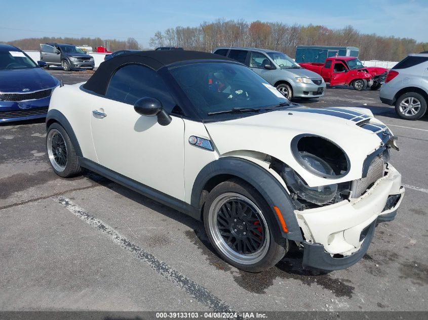 2013 Mini Roadster Cooper S VIN: WMWSY3C54DT593759 Lot: 39133103