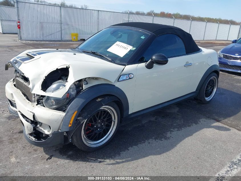 2013 Mini Roadster Cooper S VIN: WMWSY3C54DT593759 Lot: 39133103