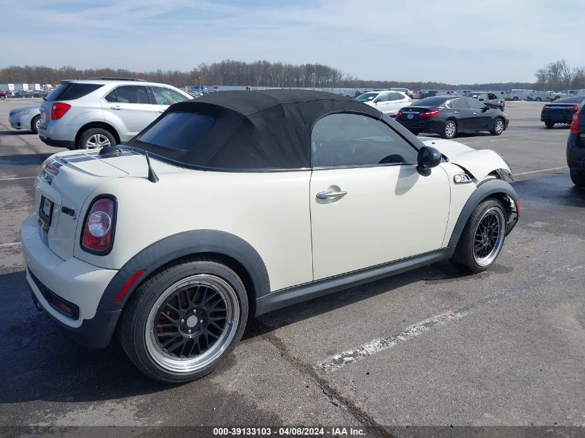 2013 Mini Roadster Cooper S VIN: WMWSY3C54DT593759 Lot: 39133103