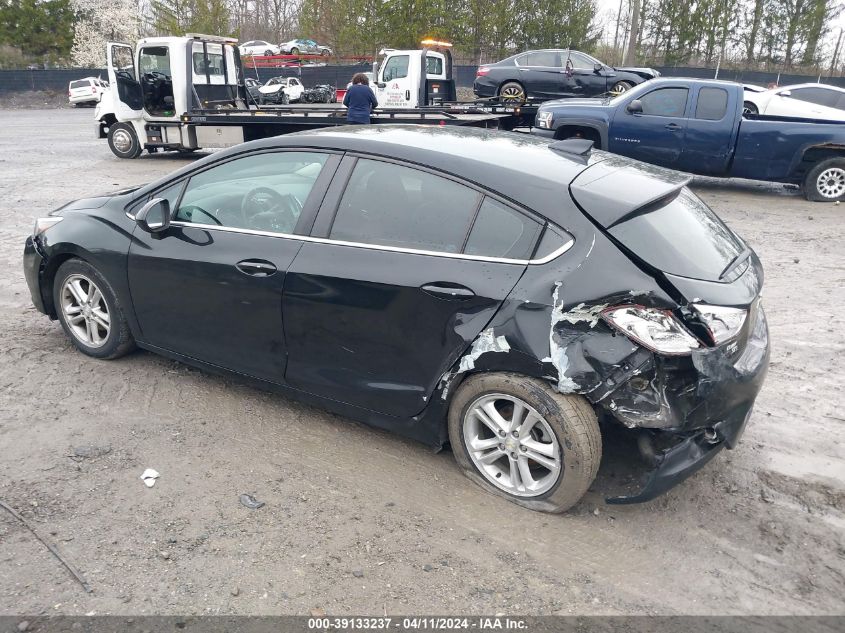 2017 Chevrolet Cruze Lt Auto VIN: 3G1BE6SM9HS613261 Lot: 39133237